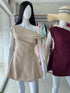 Women One Shoulder Mini Dress